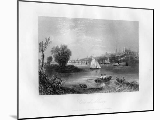 View of Albany, New York State, 1855-DG Thompson-Mounted Giclee Print