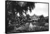 View of Albert I Gardens and the Casino, Nice, South of France, Early 20th Century-null-Framed Stretched Canvas