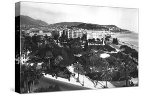 View of Albert I Gardens, Nice, South of France, Early 20th Century-null-Stretched Canvas