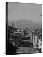 View of Alcatraz Island from Russian Hill-Philip Gendreau-Stretched Canvas