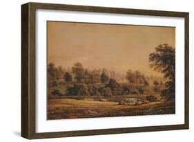 'View of Aldenham Abbey: Hertfordshire', 18th-19th century, (1935)-John Glover-Framed Giclee Print