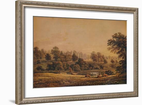 'View of Aldenham Abbey: Hertfordshire', 18th-19th century, (1935)-John Glover-Framed Giclee Print