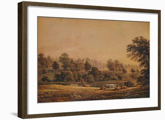 'View of Aldenham Abbey: Hertfordshire', 18th-19th century, (1935)-John Glover-Framed Giclee Print