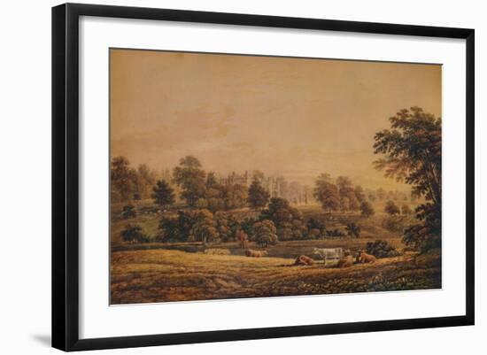 'View of Aldenham Abbey: Hertfordshire', 18th-19th century, (1935)-John Glover-Framed Giclee Print