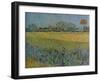 'View of Ales with Irises in Bloom', 1888-Vincent van Gogh-Framed Giclee Print