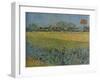 'View of Ales with Irises in Bloom', 1888-Vincent van Gogh-Framed Giclee Print