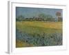 'View of Ales with Irises in Bloom', 1888-Vincent van Gogh-Framed Giclee Print