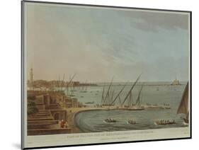 View of Alexandria with Lighthouse, from Views of Egypt by Luigi Mayer, 1802-null-Mounted Giclee Print