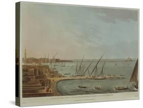 View of Alexandria with Lighthouse, from Views of Egypt by Luigi Mayer, 1802-null-Stretched Canvas