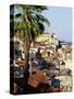 View of Alfama District and the Tagus River, Lisbon, Portugal, Europe-Sylvain Grandadam-Stretched Canvas