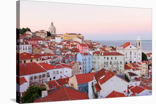 View of Alfama, Lisbon, Portugal-neirfy-Stretched Canvas