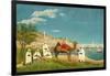 View of Algiers (Paysage D'Alger), 1880-Henri Rousseau-Framed Giclee Print