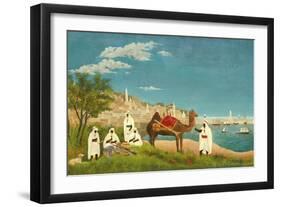 View of Algiers (Paysage D'Alger), 1880-Henri Rousseau-Framed Giclee Print