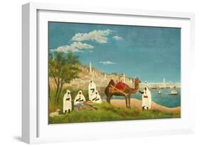 View of Algiers (Paysage D'Alger), 1880-Henri Rousseau-Framed Giclee Print