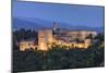 View of Alhambra Palace in the Evening.-Julianne Eggers-Mounted Photographic Print