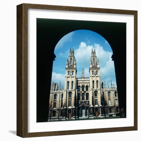 View of All Souls College in Oxford, 1973-Staff-Framed Photographic Print