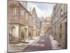 View of Almshouses in Cock Court, Jewry Street, City of London, 1886-John Crowther-Mounted Giclee Print