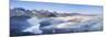 View of Alpsee Lake with Hohenschwangau Castle and Allgau Alps-Markus Lange-Mounted Photographic Print