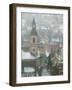 View of Alsatian Wine Village, Ribeauville, Haut Rhin, Alsace, France-Walter Bibikow-Framed Photographic Print