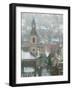 View of Alsatian Wine Village, Ribeauville, Haut Rhin, Alsace, France-Walter Bibikow-Framed Photographic Print