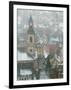 View of Alsatian Wine Village, Ribeauville, Haut Rhin, Alsace, France-Walter Bibikow-Framed Photographic Print