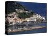 View of Amalfi, Amalfi Coast, Campania, Italy, Europe-null-Stretched Canvas