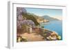 View of Amalfi Coast, Italy-null-Framed Art Print