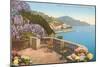 View of Amalfi Coast, Italy-null-Mounted Art Print