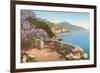 View of Amalfi Coast, Italy-null-Framed Premium Giclee Print