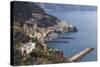 View of Amalfi, from Pastena, Costiera Amalfitana (Amalfi Coast), Campania, Italy-Eleanor Scriven-Stretched Canvas