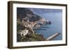 View of Amalfi, from Pastena, Costiera Amalfitana (Amalfi Coast), Campania, Italy-Eleanor Scriven-Framed Photographic Print