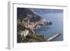 View of Amalfi, from Pastena, Costiera Amalfitana (Amalfi Coast), Campania, Italy-Eleanor Scriven-Framed Photographic Print