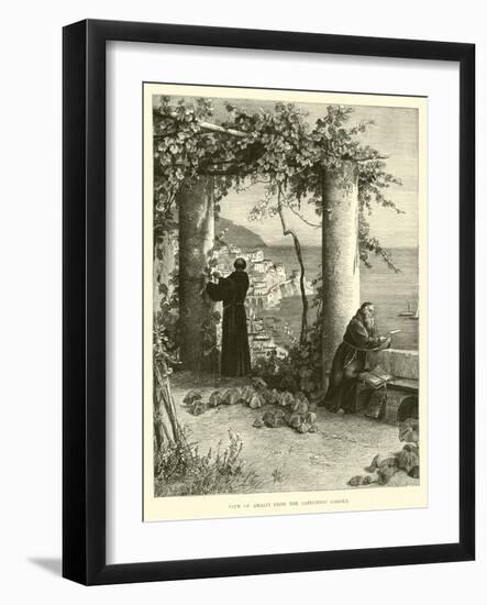 View of Amalfi from the Capuchins' Garden-null-Framed Giclee Print