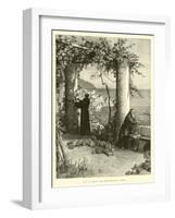 View of Amalfi from the Capuchins' Garden-null-Framed Giclee Print