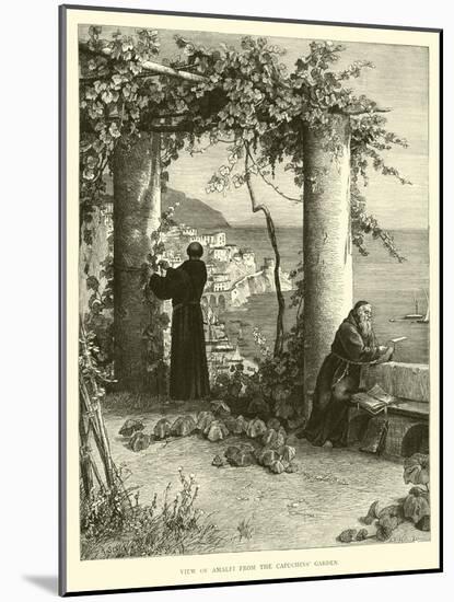 View of Amalfi from the Capuchins' Garden-null-Mounted Giclee Print