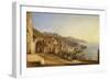 View of Amalfi from the Cave of the Capuchins-Giacinto Gigante-Framed Premium Giclee Print