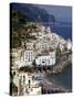 View of Amalfi From the Coast, Amalfi Coast, Campania, Italy, Europe-Olivier Goujon-Stretched Canvas