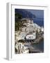 View of Amalfi From the Coast, Amalfi Coast, Campania, Italy, Europe-Olivier Goujon-Framed Photographic Print