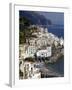 View of Amalfi From the Coast, Amalfi Coast, Campania, Italy, Europe-Olivier Goujon-Framed Photographic Print