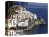 View of Amalfi From the Coast, Amalfi Coast, Campania, Italy, Europe-null-Stretched Canvas