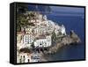 View of Amalfi From the Coast, Amalfi Coast, Campania, Italy, Europe-null-Framed Stretched Canvas