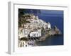 View of Amalfi From the Coast, Amalfi Coast, Campania, Italy, Europe-null-Framed Premium Photographic Print