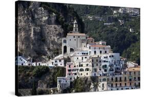 View of Amalfi from the Sea-Oliviero Olivieri-Stretched Canvas