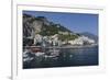 View of Amalfi Harbor, Campania, Italy-George Oze-Framed Photographic Print