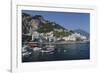 View of Amalfi Harbor, Campania, Italy-George Oze-Framed Photographic Print