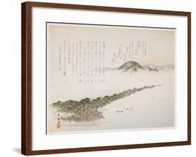 View of Amamo Hashidate, May 1906-Kawanabe Kyosai-Framed Giclee Print