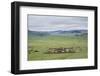 View of Amarbayasgalant Monastery from above, Mount Buren-Khaan, Baruunburen district, Selenge prov-Francesco Vaninetti-Framed Photographic Print