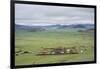 View of Amarbayasgalant Monastery from above, Mount Buren-Khaan, Baruunburen district, Selenge prov-Francesco Vaninetti-Framed Photographic Print