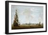 View of Amsterdam from the Sea, 17th Century-Peter van den Velde-Framed Giclee Print