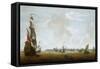 View of Amsterdam from the Sea, 17th Century-Peter van den Velde-Framed Stretched Canvas